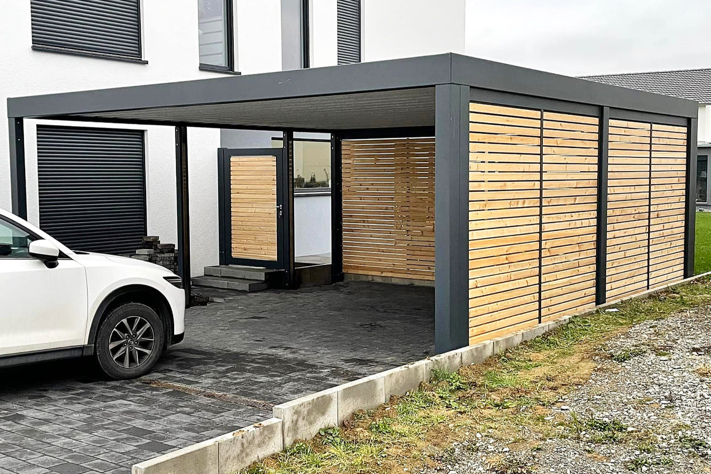 Carport Flachdach