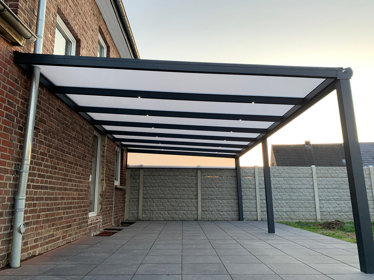 Pultdach Premiumline Glas