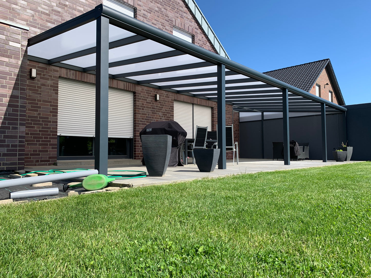 Pultdach Premiumline Polycarbonat