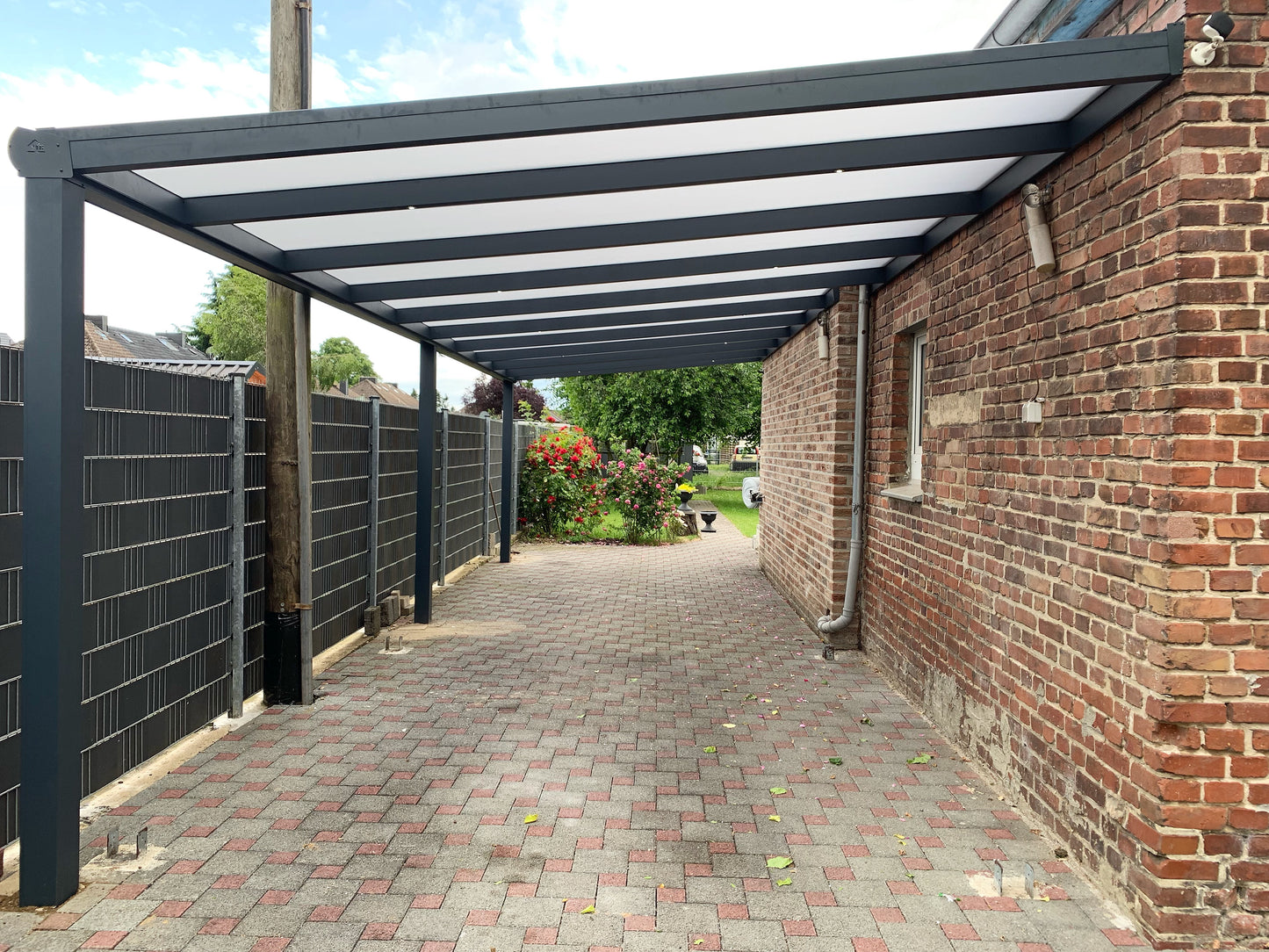 Pultdach Premiumline Polycarbonat