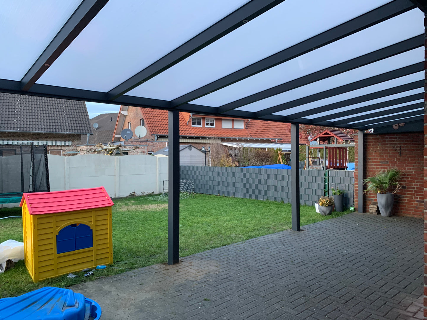 Pultdach Premiumline Polycarbonat