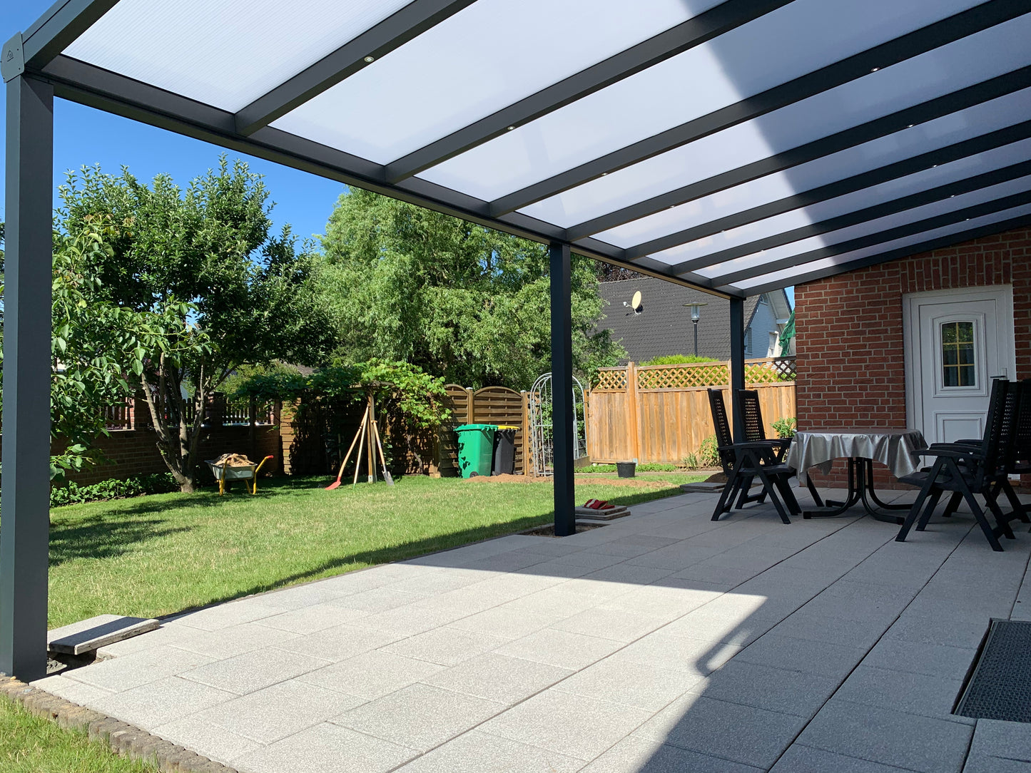 Pultdach Premiumline Polycarbonat