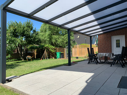 Pultdach Premiumline Polycarbonat