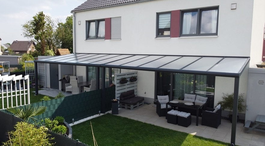 Pultdach Premiumline Polycarbonat