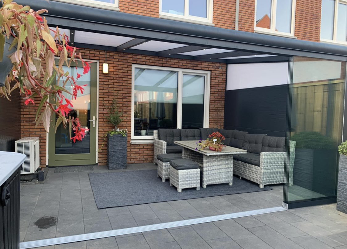 Pultdach Premiumline Polycarbonat